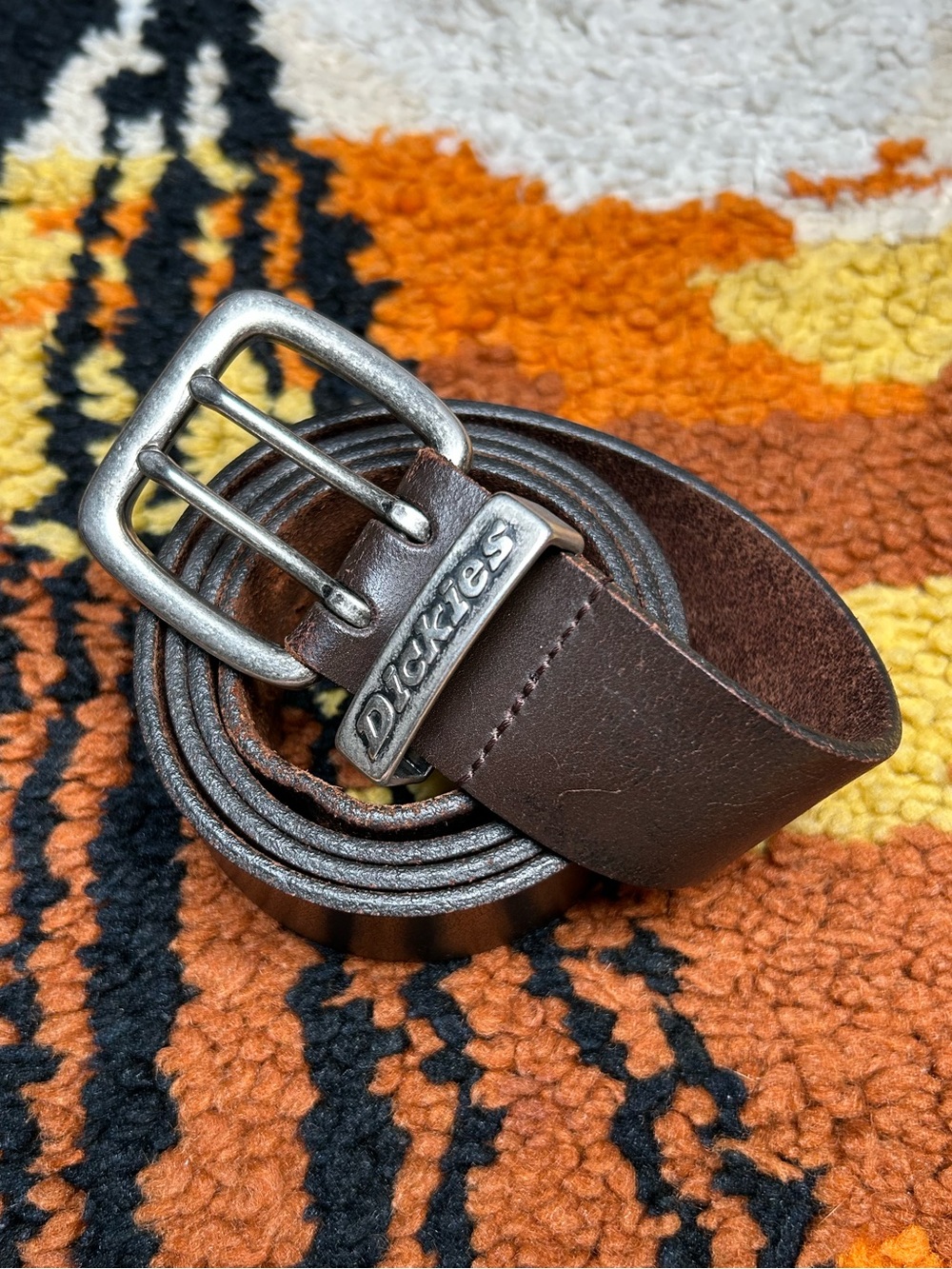 DICKIES, two prong leather belt!!